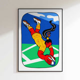 Rugby Player Dive