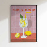 Gin and Tonic Cocktail
