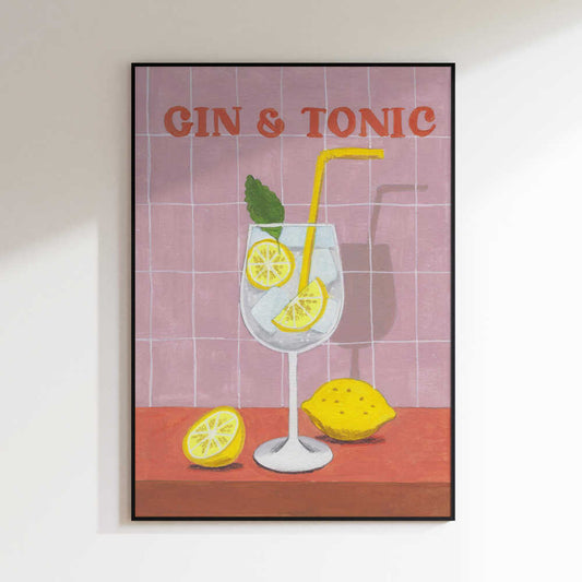 Gin and Tonic Cocktail