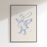 Whimsical Cowboy Duck