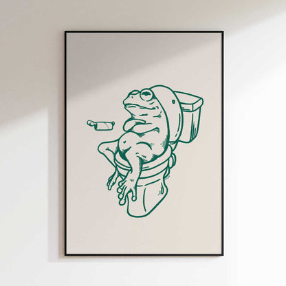 Frog's Bathroom Break