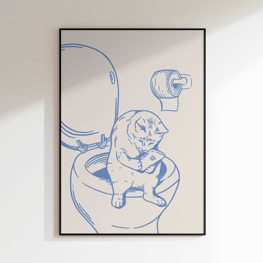 Smart Cat Toilet Time