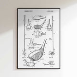 Vintage Golf Club Patent