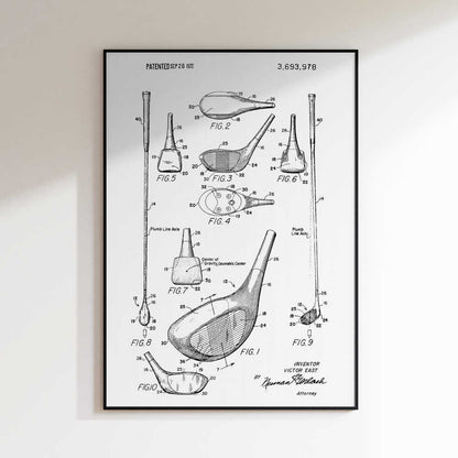 Vintage Golf Club Patent