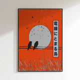 Orange Sky Birds