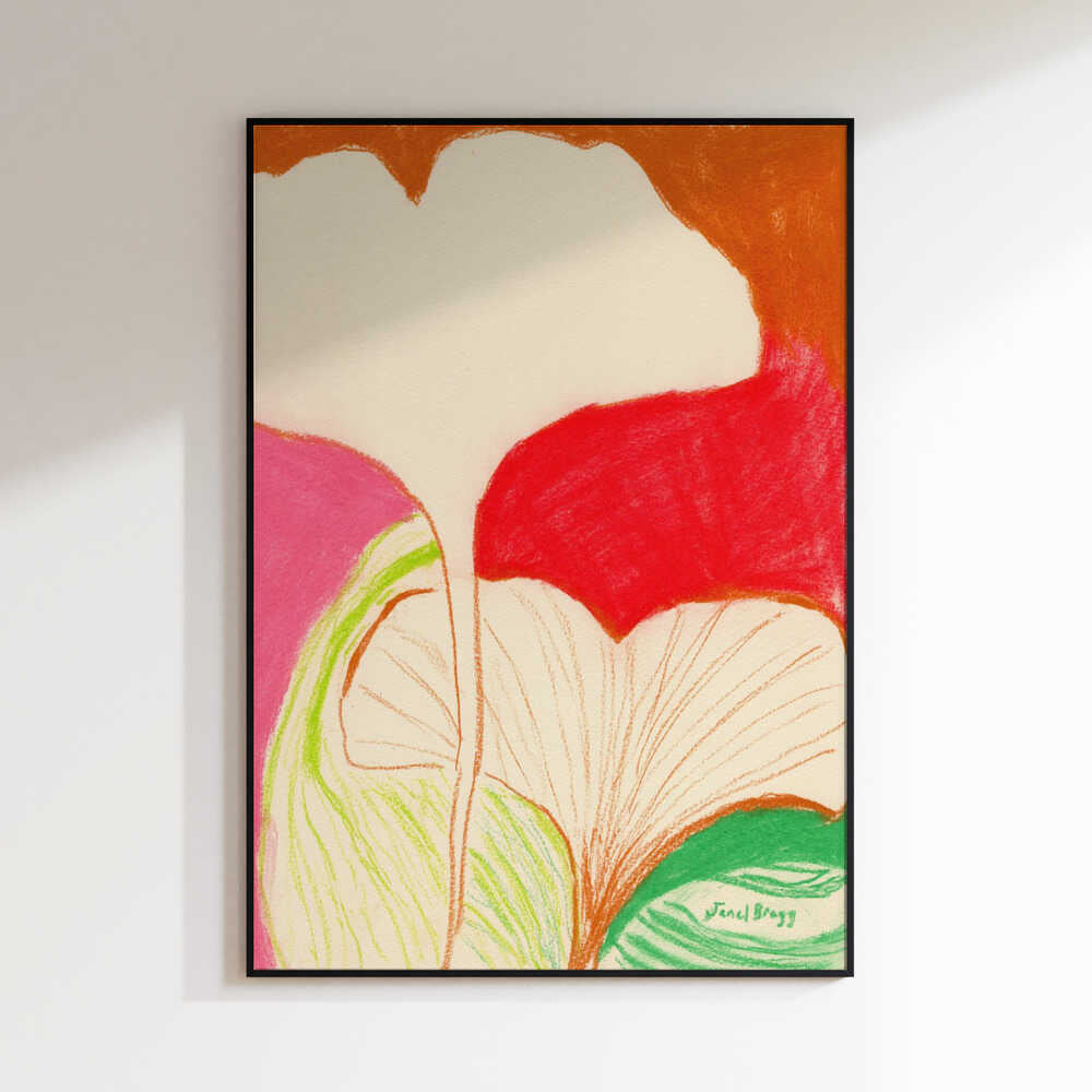 Ginkgo Leaves Abstract