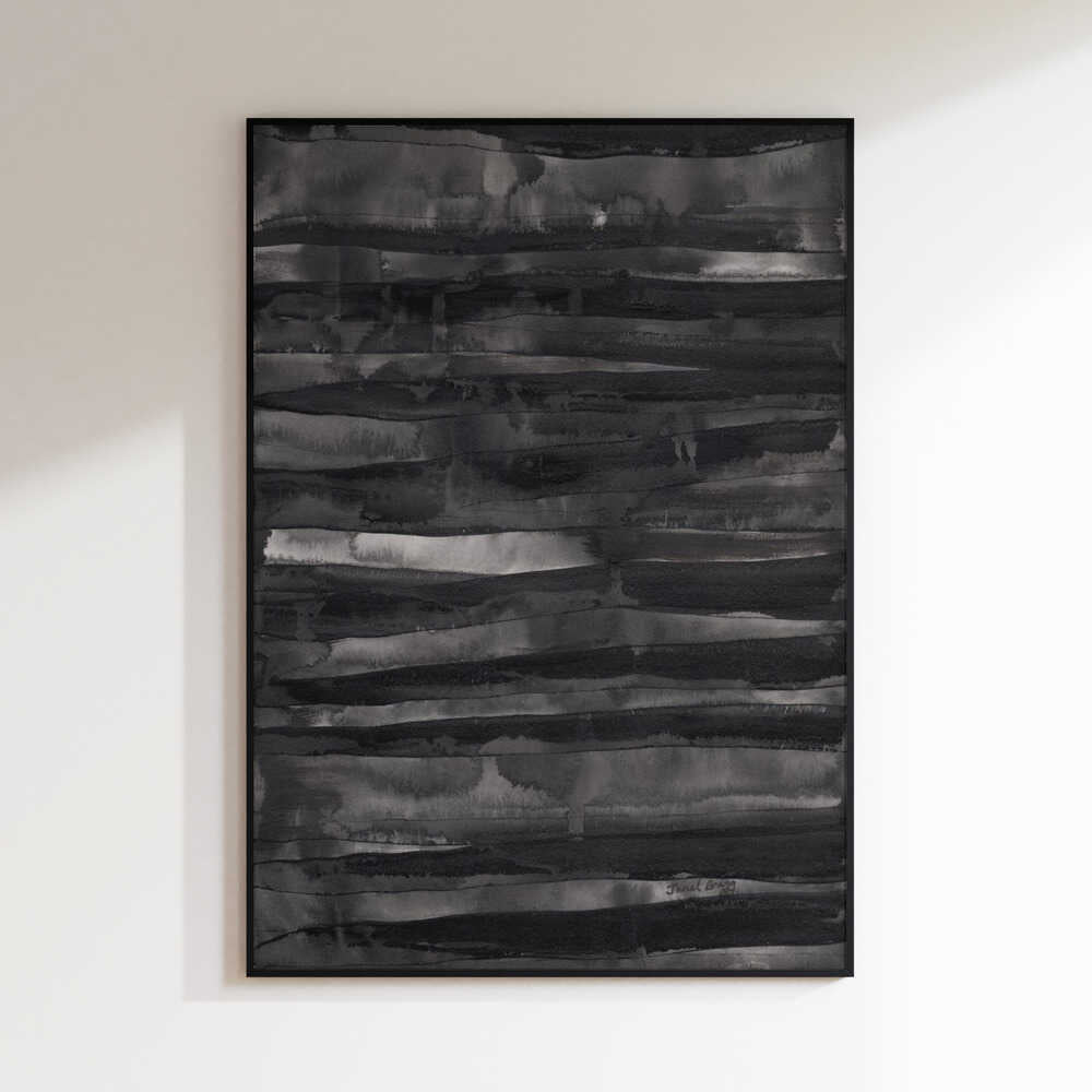 Dark Abstract Stripes