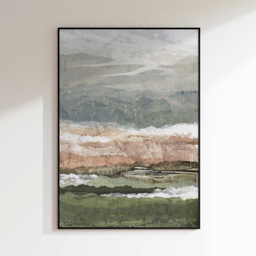 Serene Mountain Layers