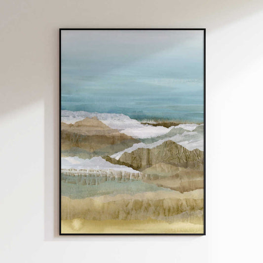 Abstract Mountain Layers