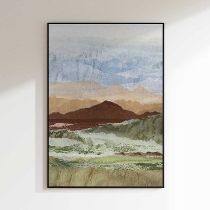 Abstract Mountain Layers