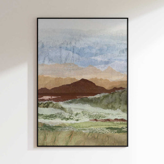 Abstract Mountain Layers
