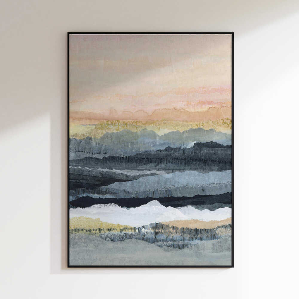 Serene Abstract Mountains
