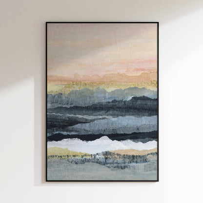 Serene Abstract Mountains