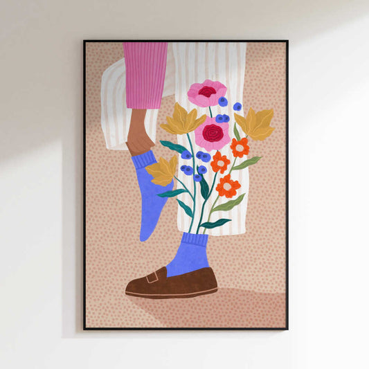 Whimsical Flower Legs