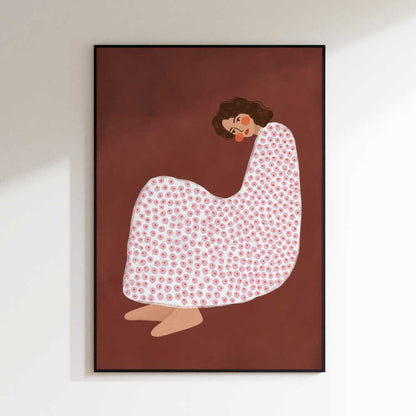 Cozy Dotted Woman
