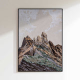 Earthy Textured Mountains