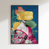 Japanese Gold Kimono Mask