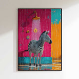 Zebra Shower Time