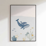 Underwater Whale Family