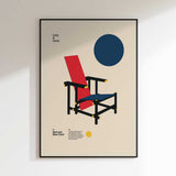 Red and Blue Chair