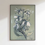 White Floral Sketch