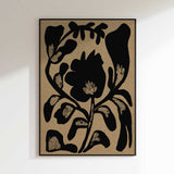 Black Botanical Silhouette