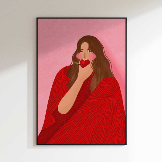 Cozy Woman Apple