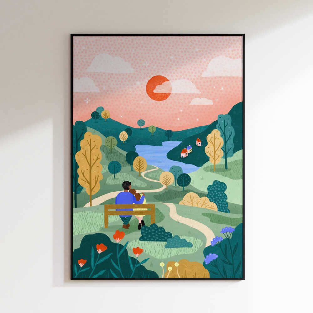 Couple's Peaceful Horizon