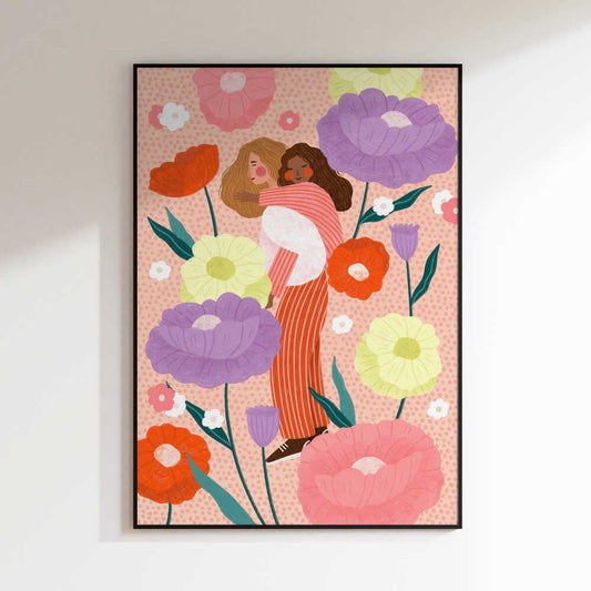 Joyful Floral Embrace