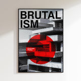 Brutalist Red Circle