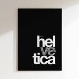 Bold Striped Helvetica