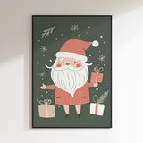 Jolly Santa With Gifts