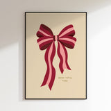 Elegant Striped Bow
