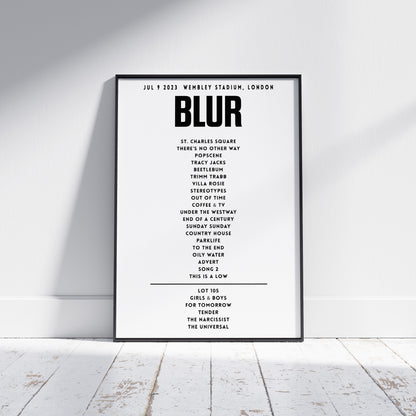 Blur July 9th 2023 Wembley Stadium, London