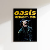 Oasis Vintage Knebworth Poster 2