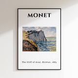 Monet - The Cliff of Aval 1885