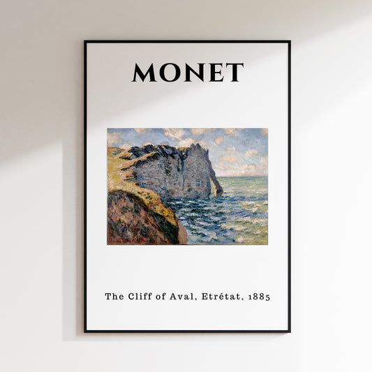 Monet - The Cliff of Aval 1885