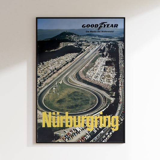 Nurburgring / Good Year Vintage Poster