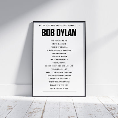 Bob Dylan May 17th 1966 Free Trade Hall, Manchester