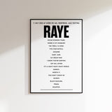 RAYE setlist – 9 July 2025 at Scène du Lac, Montreux