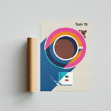 Bauhaus - Turin 76 Coffee Poster