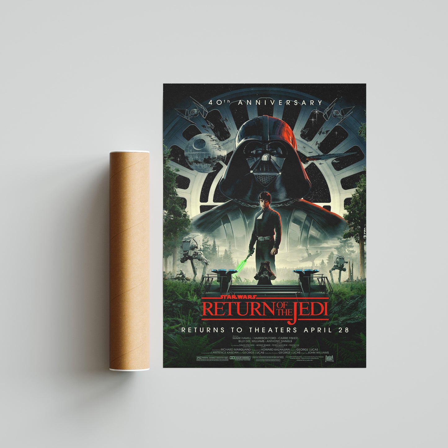 Star Wars Return of The Jedi - 40th Anniversary Poster