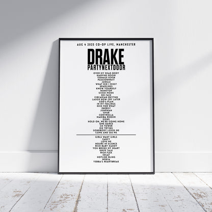 Drake - 4th August 2025, Co-op Live, Manchester