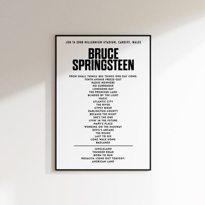 Bruce Springsteen - June 14th 2008 at Millennium Stadium, Cardiff, Wales