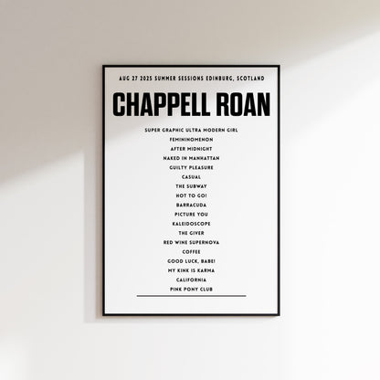 Chappell Roan - August 27th 2025 at Summer Sessions Edinburgh