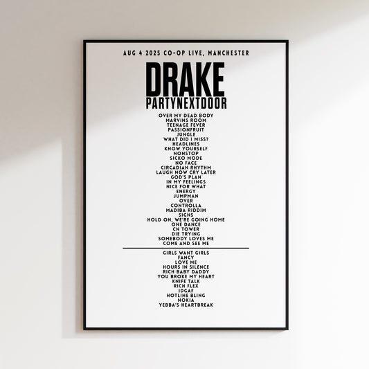 Drake - 4th August 2025, Co-op Live, Manchester
