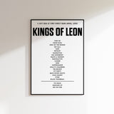 Kings of Leon setlist – 6 July 2026 at First Direct Bank Arena, Leeds