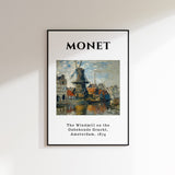 Monet – Die Windmühle Amsterdam 1874