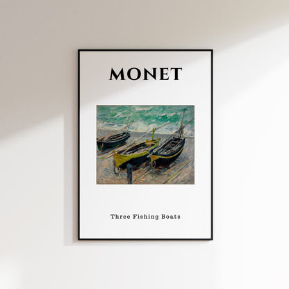 Monet - Three Fishing Boats