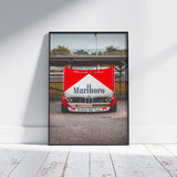 BMW Marlboro Retro Poster